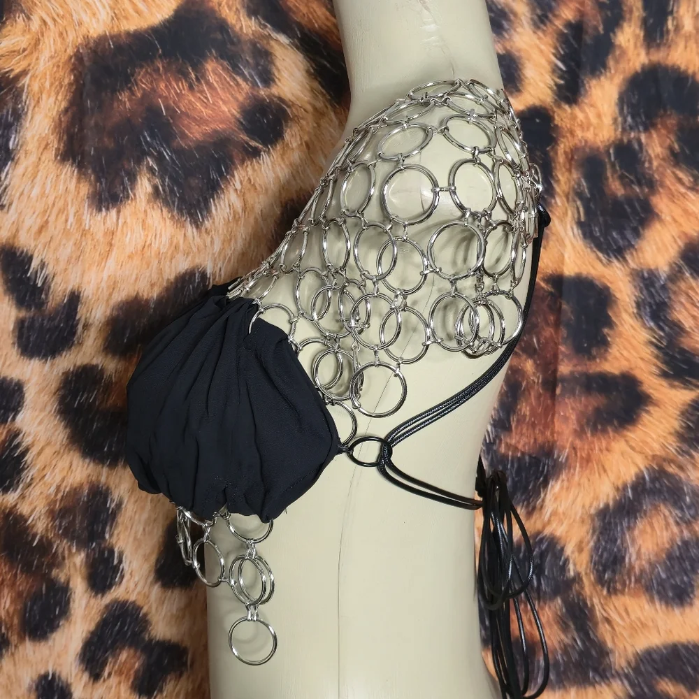 The High Life Dramatic Chain Link Top - Picture 5 of 13